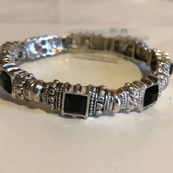 BRACELET NEW WOMENS STRETCH COSTUME JEWELRY SIMMER CASUAL WEDDING ONE SIZE - Picture 3 of 6